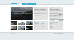 Desktop Screenshot of feenish.ie